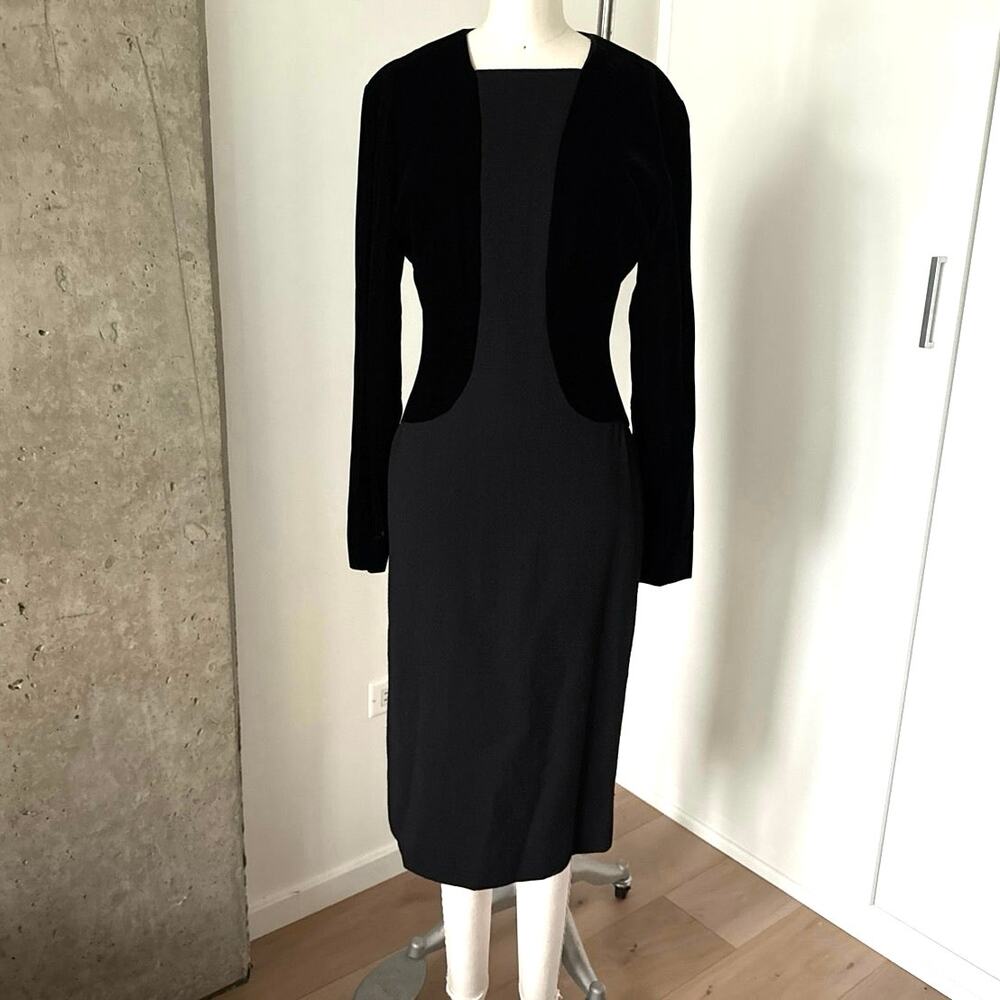 Rare Vintage Givenchy Velvet Dress SZ 6